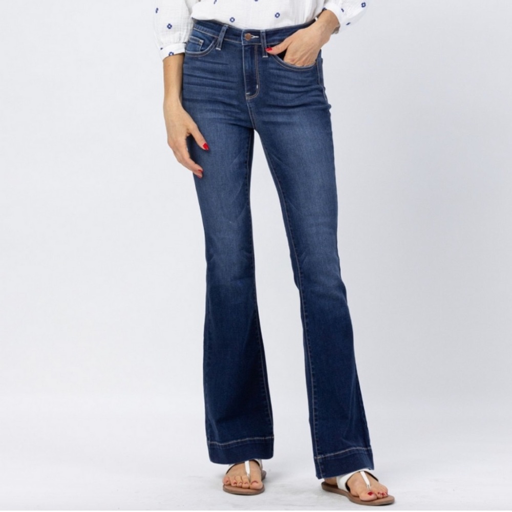 Judy Blue Flare Jeans Blue Size 7/28